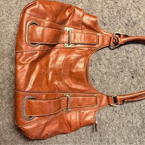 Prada Brown Leather Shoulder Bag